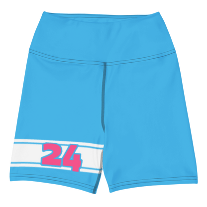 Color Band Yoga Shorts