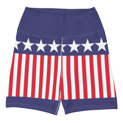 Stars & Bars Yoga Shorts