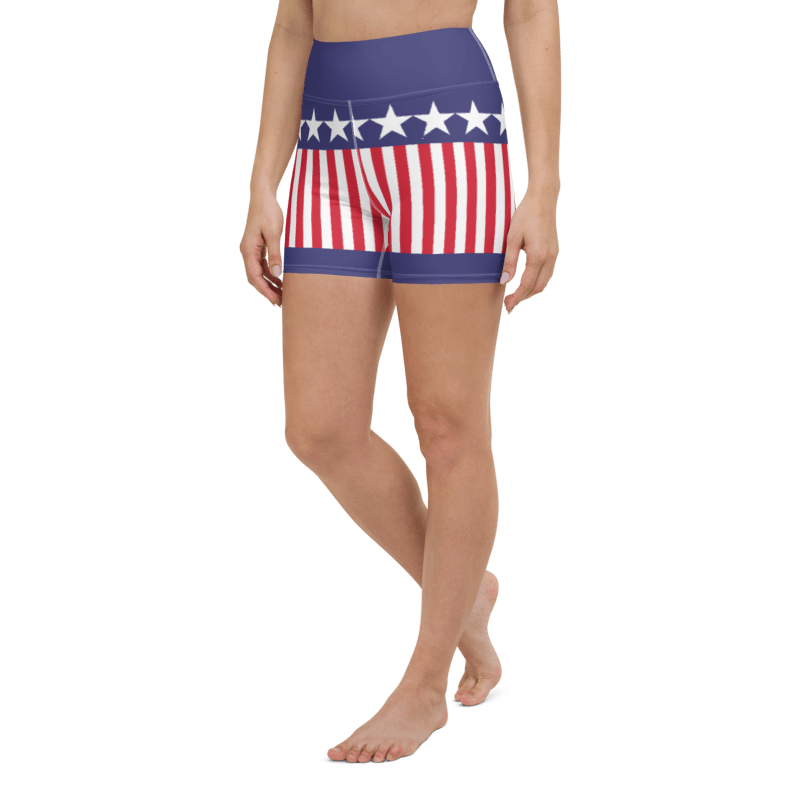 Stars & Bars Yoga Shorts