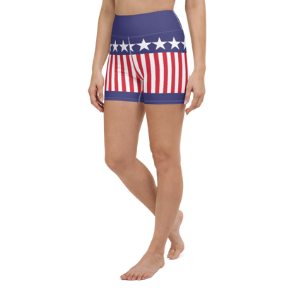 Stars & Bars Yoga Shorts