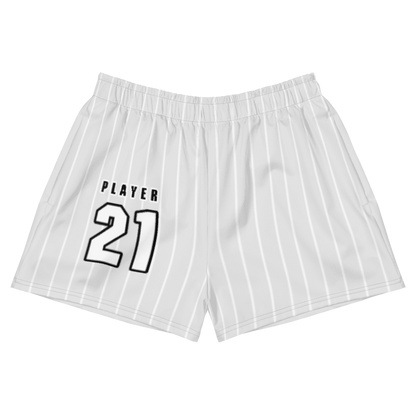 Pinstripe Athletic Shorts