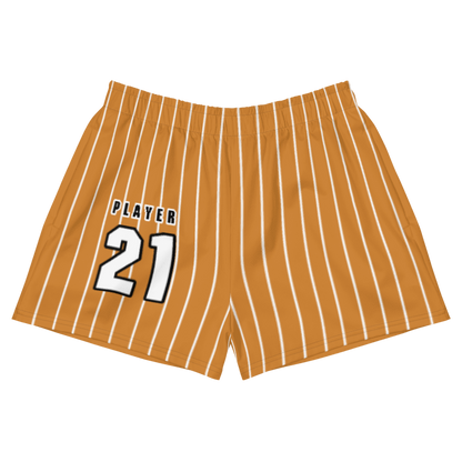 Pinstripe Athletic Shorts