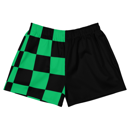 Checkered Athletic Shorts