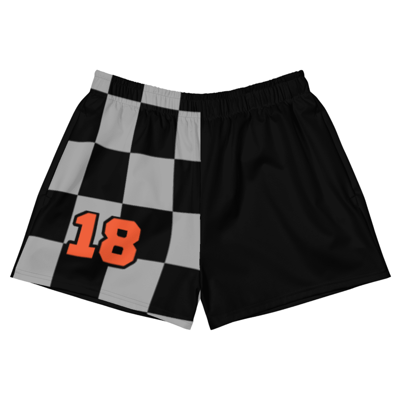 Checkered Athletic Shorts