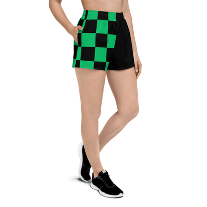 Checkered Athletic Shorts