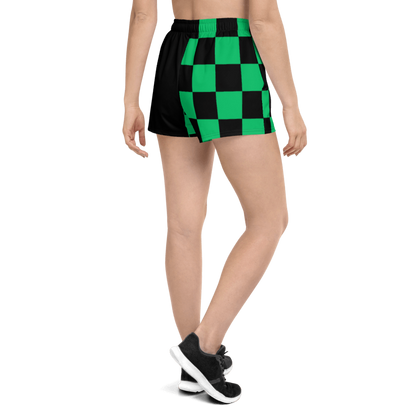 Checkered Athletic Shorts