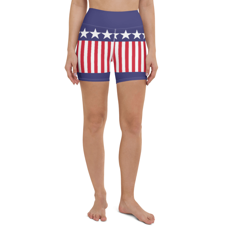 Stars & Bars Yoga Shorts