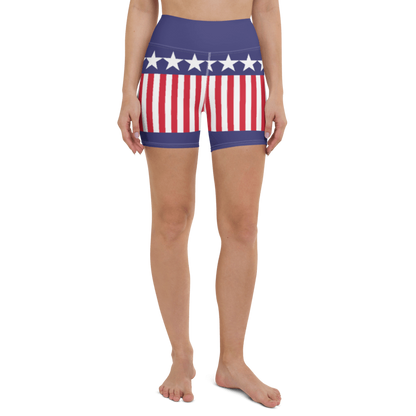 Stars & Bars Yoga Shorts