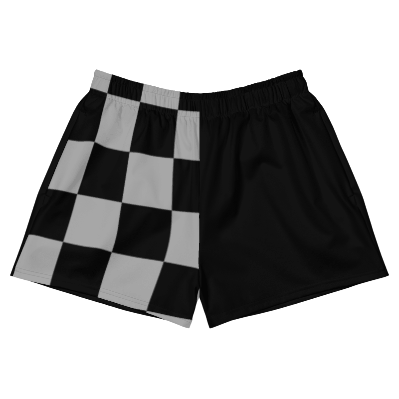 Checkered Athletic Shorts