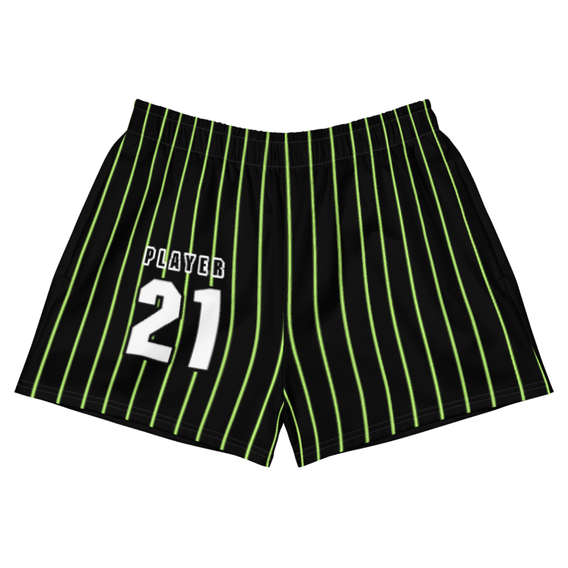 Pinstripe Athletic Shorts