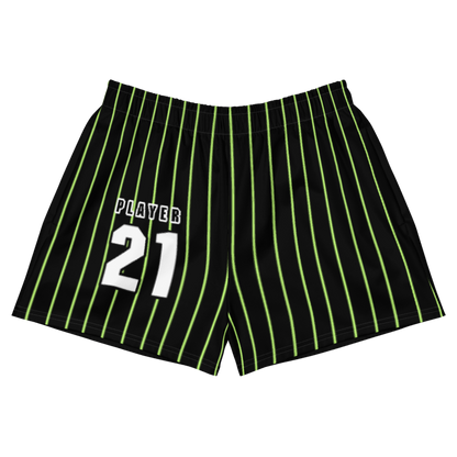 Pinstripe Athletic Shorts