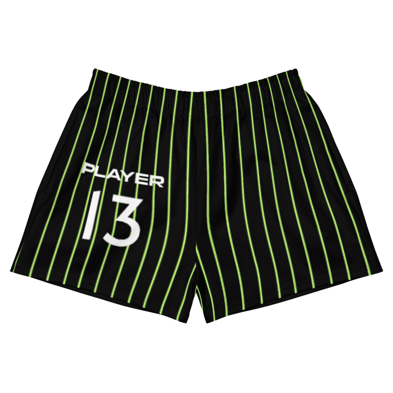 Pinstripe Athletic Shorts