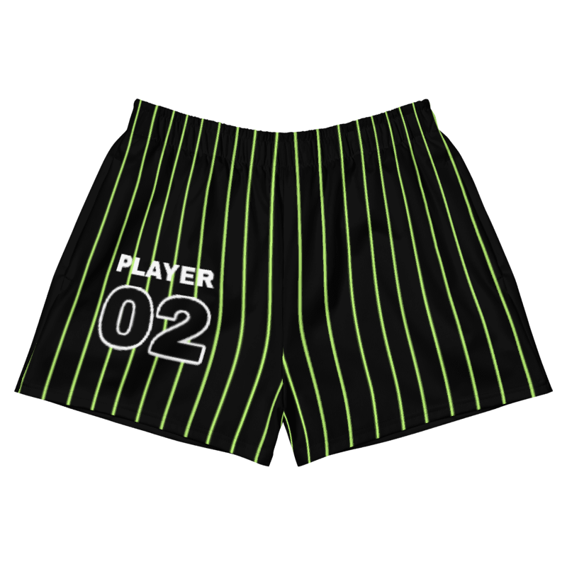 Pinstripe Athletic Shorts