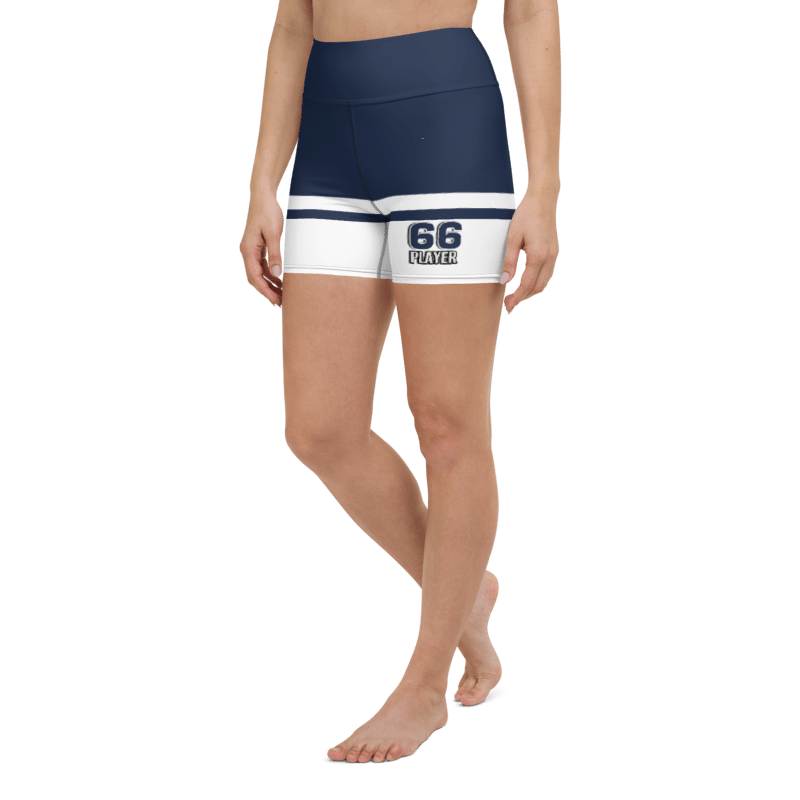 Horizontal Stripe Yoga Shorts