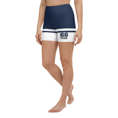 Horizontal Stripe Yoga Shorts