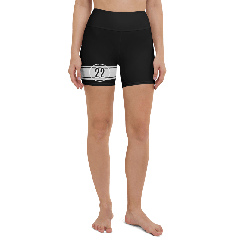 Color Band Yoga Shorts