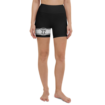 Color Band Yoga Shorts