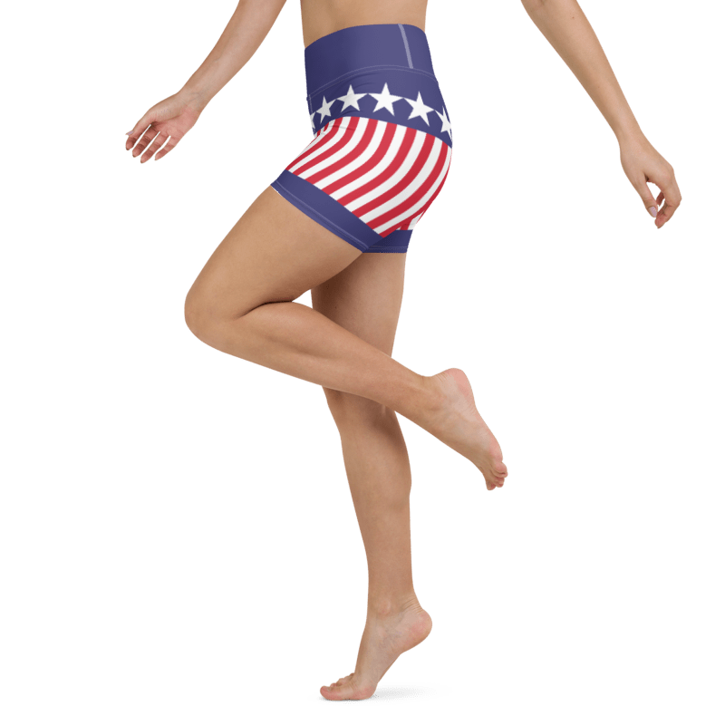 Stars & Bars Yoga Shorts