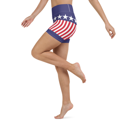 Stars & Bars Yoga Shorts