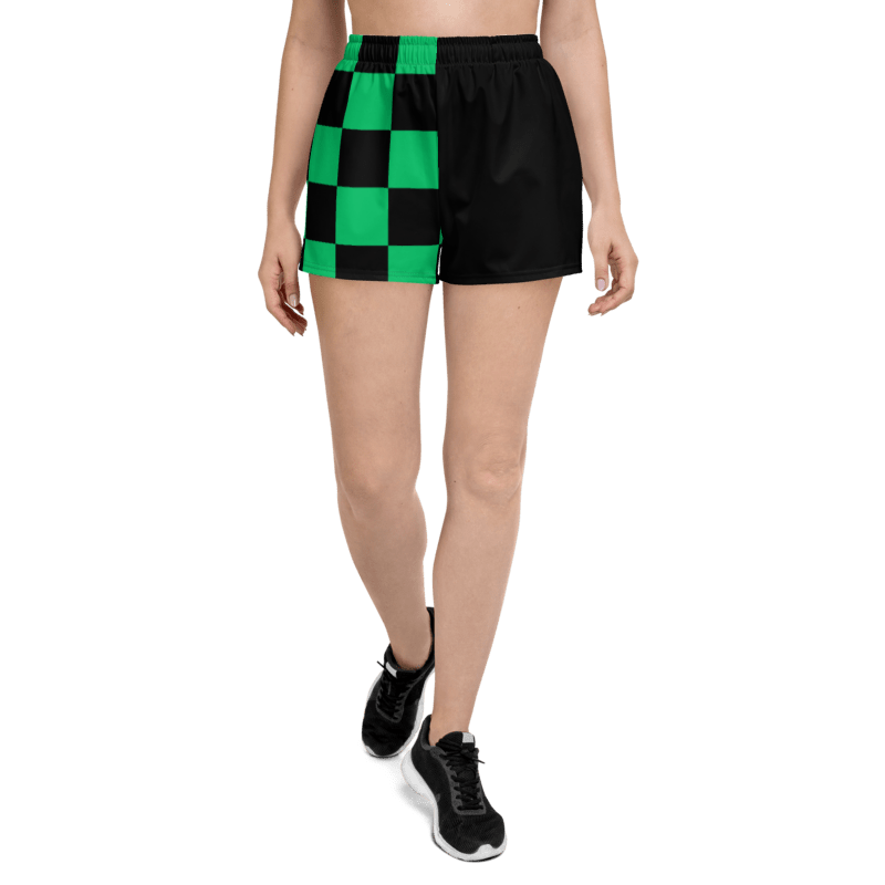 Checkered Athletic Shorts