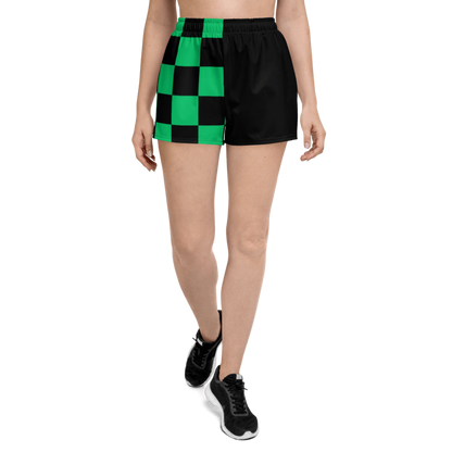 Checkered Athletic Shorts